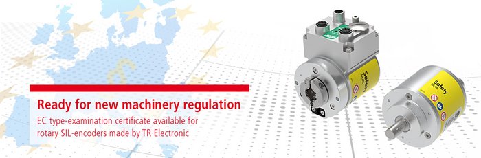 EC type-examination certificate available for rotary SIL-encoders made by TR Electronic